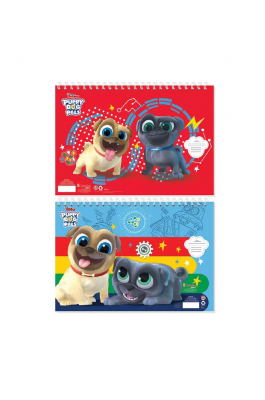Διακάκης Puppy Dog Pals  Μπλοκ Ζωγραφικής 40 Φύλλα 23 x 33 cm