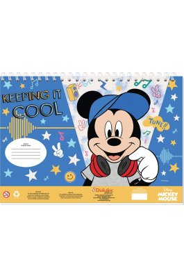 Διακάκης Mickey Μπλοκ Ζωγραφικής 40 Φύλλα 23 x 33 cm