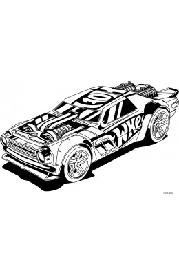 Διακάκης Hot Wheels Μπλοκ Ζωγραφικής 40 Φύλλα 23 x 33 cm με Αυτοκόλλητα & Στένσιλ