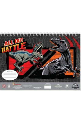 Διακάκης Jurassic World Μπλοκ Ζωγραφικής 40 Φύλλα 23 x 33 cm Διακάκης Jurassic World Μπλοκ Ζωγραφικής 40 Φύλλα 23 x 33 cm