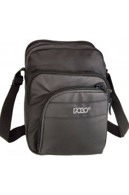 Polo Strike Large Ανδρική Τσάντα Ώμου Χιαστί σε Μαύρο (9070082001)