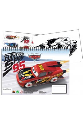 Gim Cars Μπλοκ Ζωγραφικής 40φύλλα 23 x 33 cm