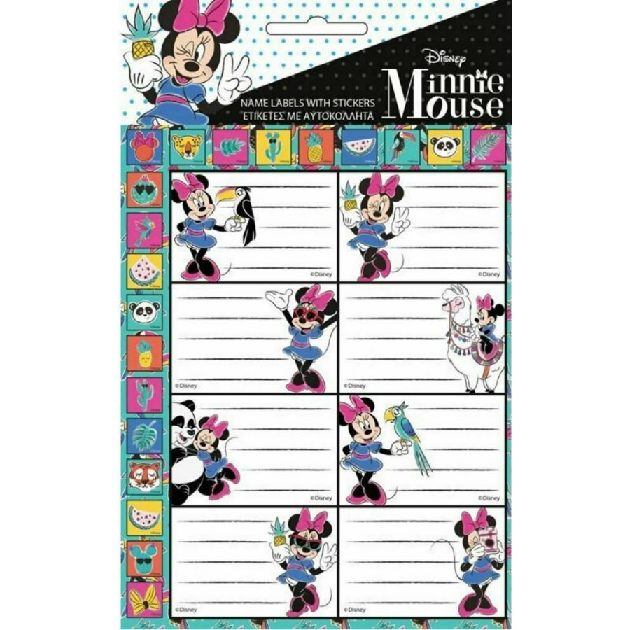 Gim Ετικέτες Τετραδίων Minnie Mouse Glitter 8τμχ (77314049) Gim Ετικέτες Τετραδίων Minnie Mouse Glitter 8τμχ (77314049)