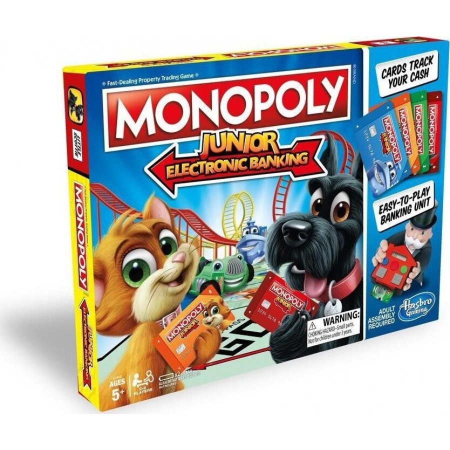 Hasbro Επιτραπέζιο Παιχνίδι Monopoly Junior Electronic Banking για 2-4 Παίκτες (E1842) Hasbro Επιτραπέζιο Παιχνίδι Monopoly Junior Electronic Banking για 2-4 Παίκτες (E1842)