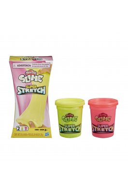 Hasbro Play-Doh Slime Super Stretch - Κίτρινο & Ροζ Hasbro Play-Doh Slime Super Stretch - Κίτρινο & Ροζ