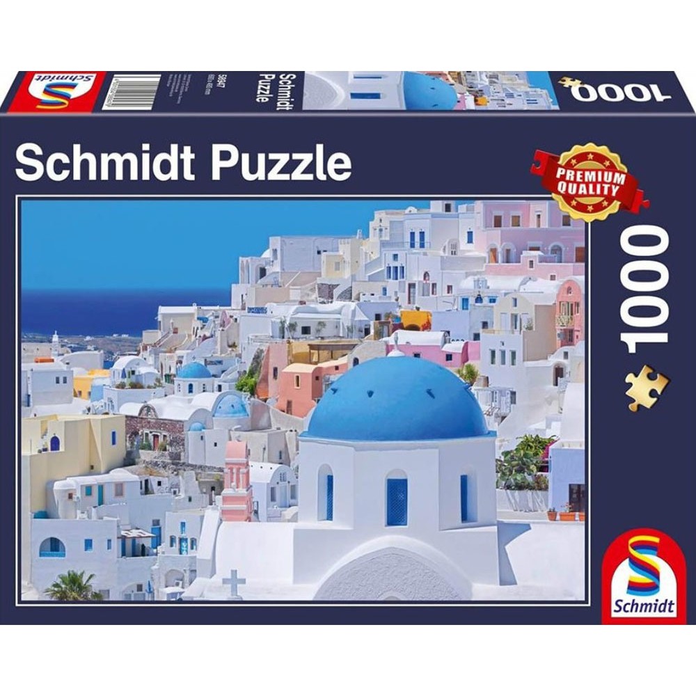 Schmidt Puzzle Santorini Cyclades Islands 2D 1000 Κομμάτια Schmidt Puzzle Santorini Cyclades Islands 2D 1000 Κομμάτια
