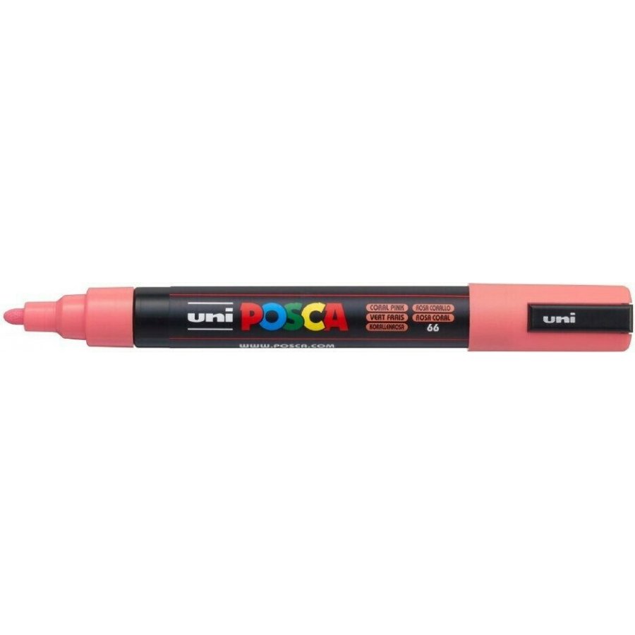 Uni-Ball Posca Ανεξίτηλος Μαρκαδόρος 1.8-2.5mm Κοραλλί (PC5M) Uni-Ball Posca Ανεξίτηλος Μαρκαδόρος 1.8-2.5mm Κοραλλί (PC5M)