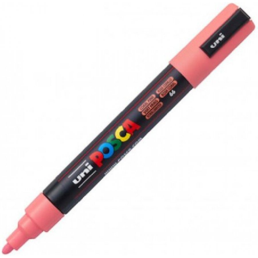 Uni-Ball Posca Ανεξίτηλος Μαρκαδόρος 1.8-2.5mm Κοραλλί (PC5M) Uni-Ball Posca Ανεξίτηλος Μαρκαδόρος 1.8-2.5mm Κοραλλί (PC5M)