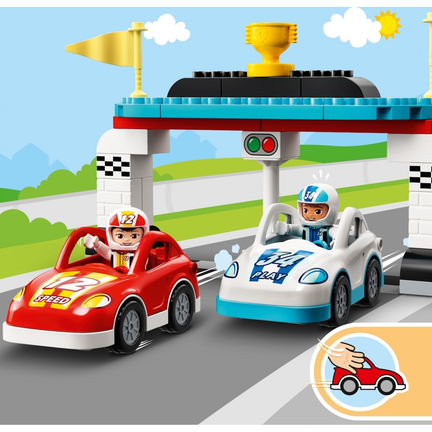 Lego Duplo: Race Cars (10947)