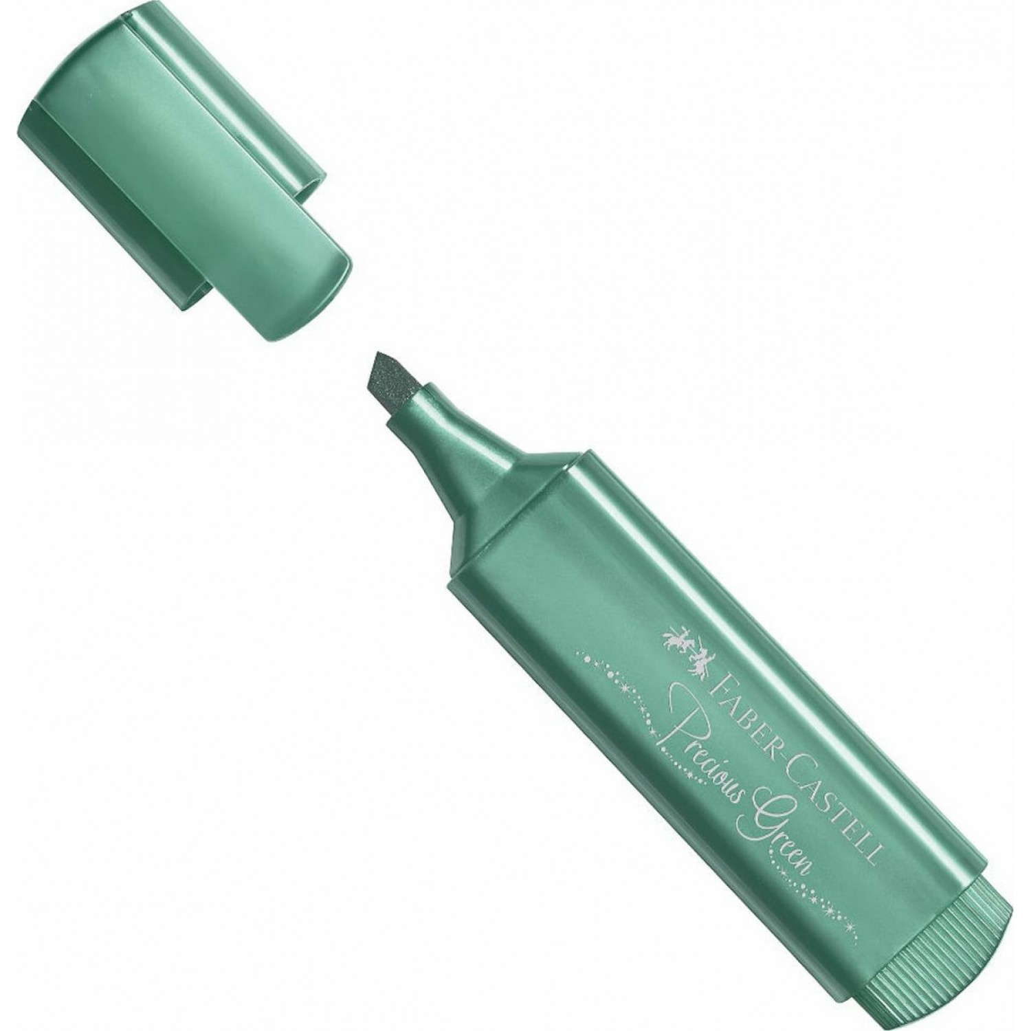 Faber-Castell Μαρκαδόρος Υπογράμμισης Μεταλλικό Πράσινο 5mm (154639)