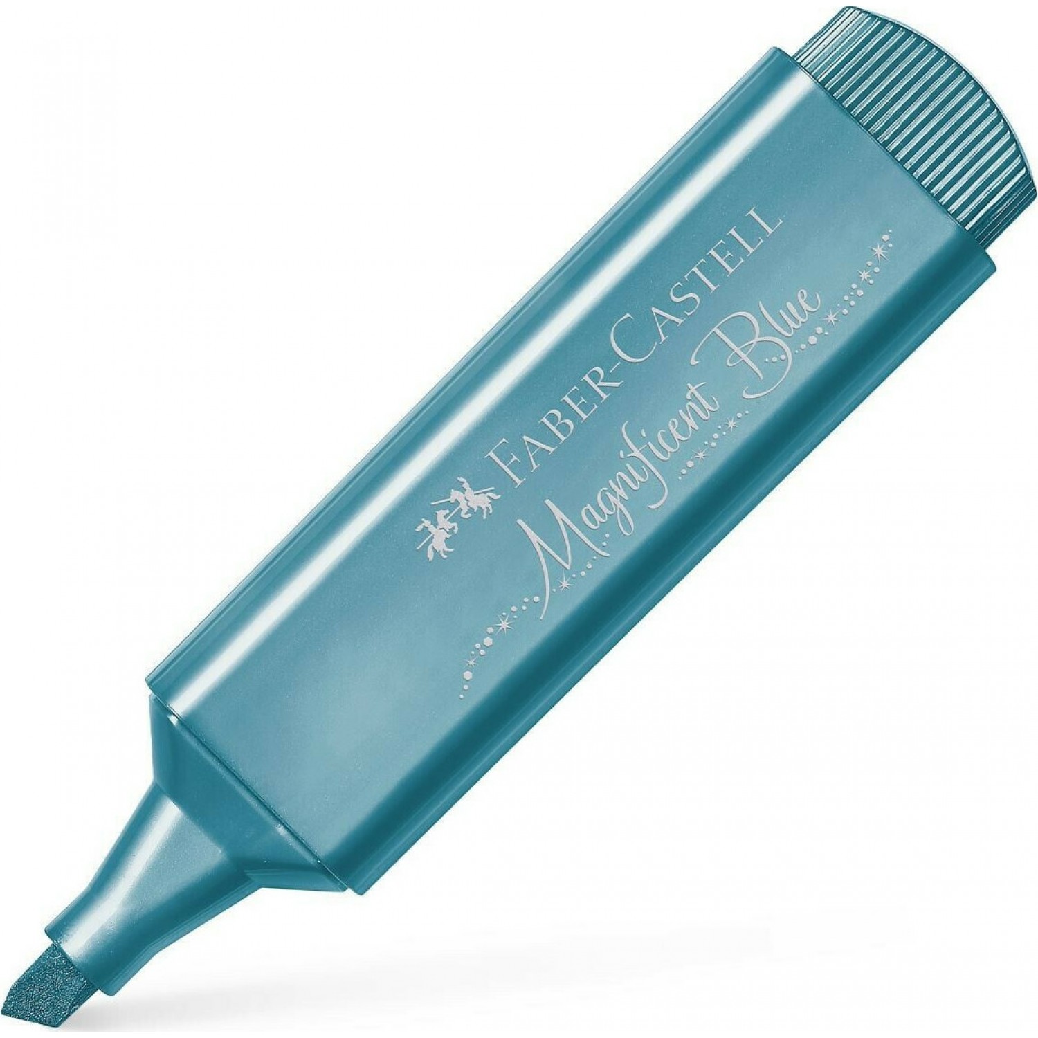 Faber-Castell Μαρκαδόρος Υπογράμμισης Μεταλλικό Γαλάζιο 5mm (154647)