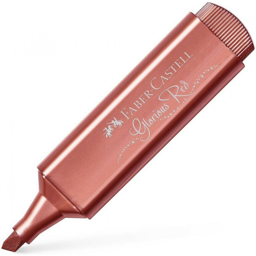 Faber-Castell Μαρκαδόρος Υπογράμμισης Μεταλλικό Κόκκινο 5mm (154673) Faber-Castell Μαρκαδόρος Υπογράμμισης Μεταλλικό Κόκκινο 5mm (154673)