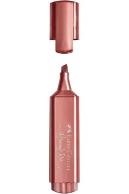 Faber-Castell Μαρκαδόρος Υπογράμμισης Μεταλλικό Κόκκινο 5mm (154673)