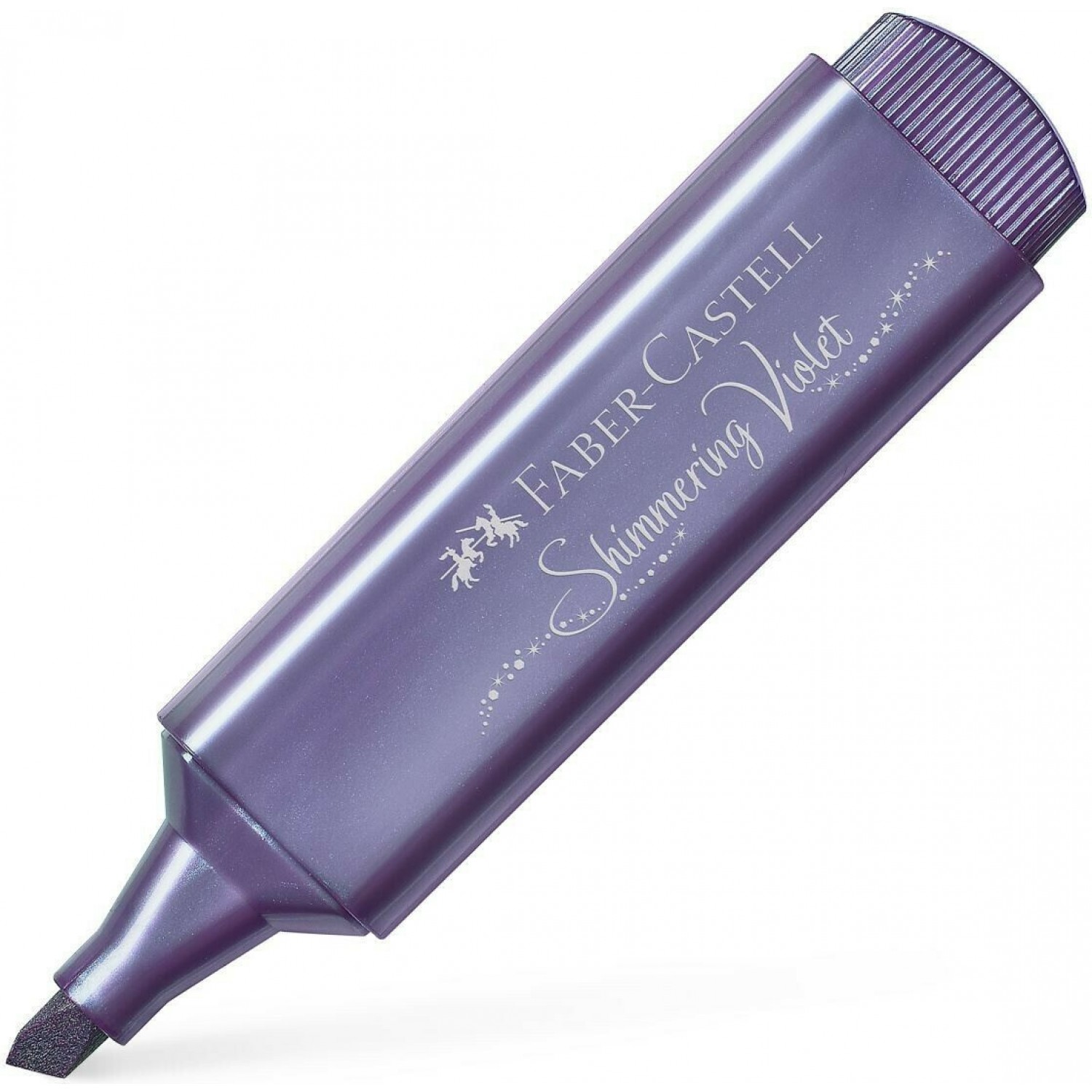 Faber-Castell Μαρκαδόρος Υπογράμμισης Μεταλλικό Βιολεττί 5mm (154678)