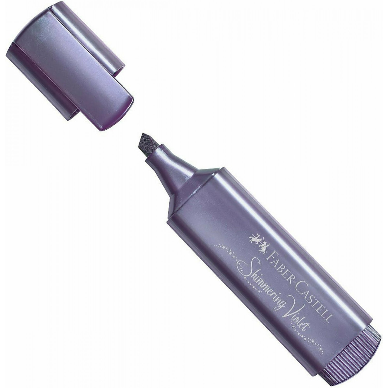 Faber-Castell Μαρκαδόρος Υπογράμμισης Μεταλλικό Βιολεττί 5mm (154678)