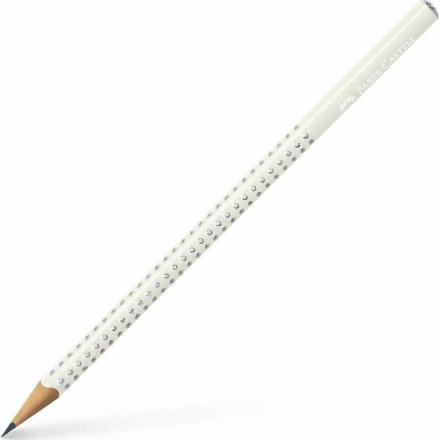 Faber-Castell Sparkle Μολύβι B Λευκό (118236) Faber-Castell Sparkle Μολύβι B Λευκό (118236)