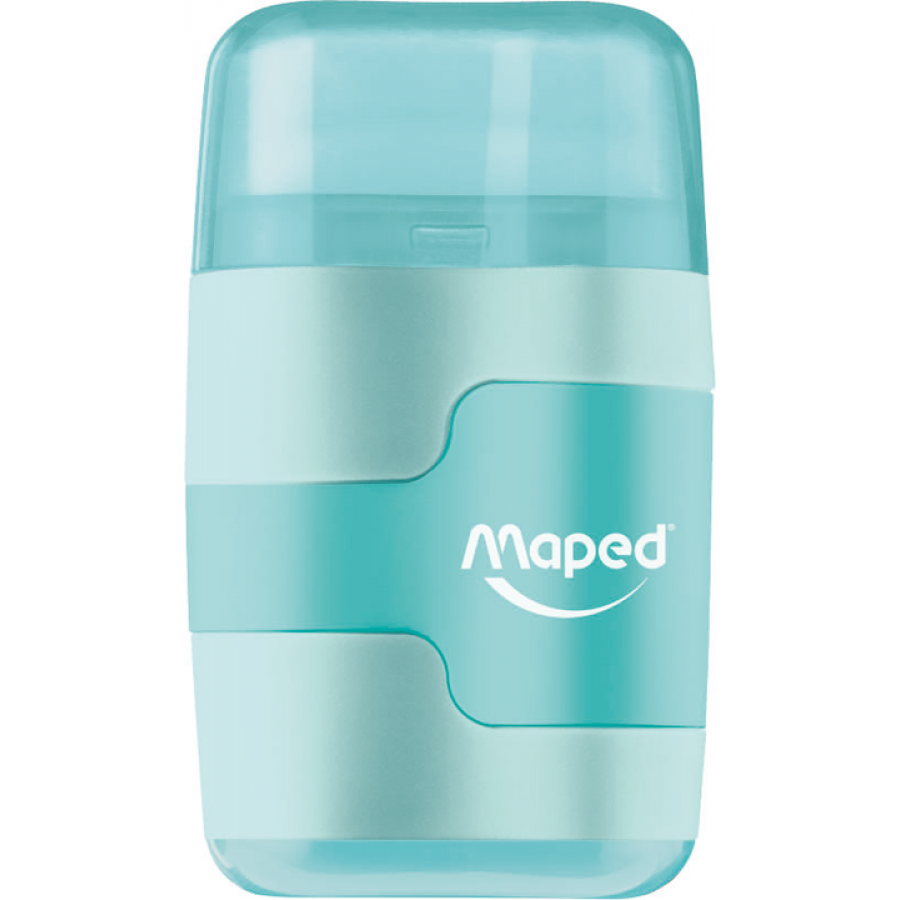 Maped Connect Διπλή Ξύστρα με Γόμα (Παστέλ Χρώματα) Maped Connect Διπλή Ξύστρα με Γόμα (Παστέλ Χρώματα)