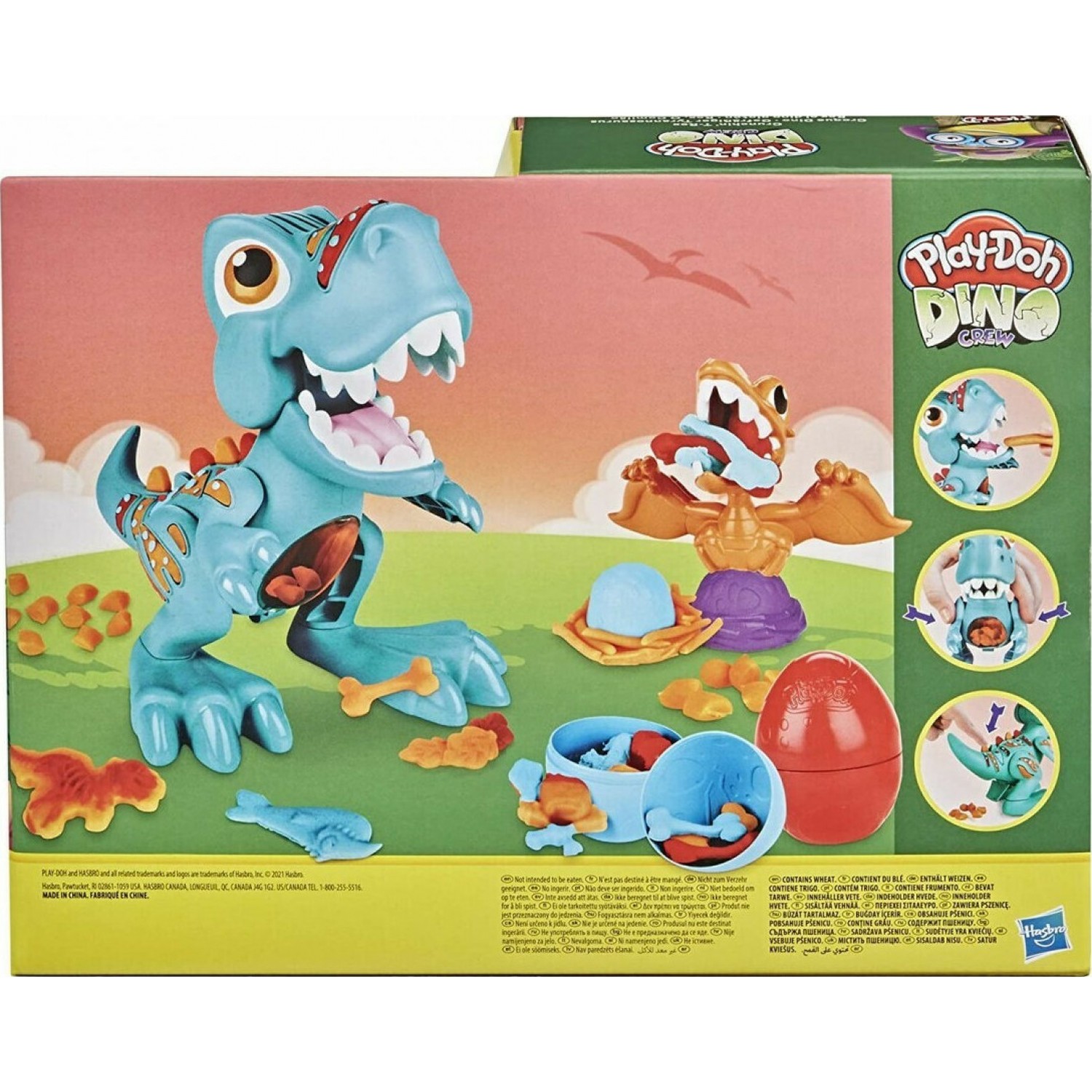 Hasbro Play-Doh Πλαστελίνη - Παιχνίδι Dino Crew Crunchin T-Rex Hasbro Play-Doh Πλαστελίνη - Παιχνίδι Dino Crew Crunchin T-Rex