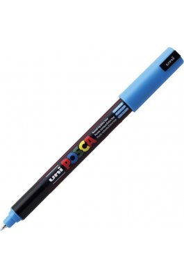 Uni-Ball Posca Μαρκαδόρος Σχεδίου 0.7mm Γαλάζιο (PC1MR)