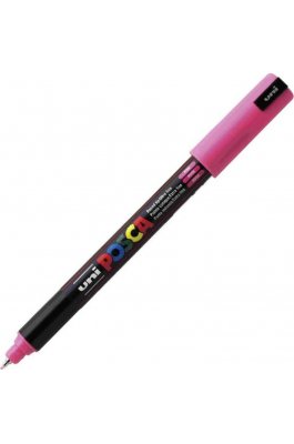 Uni-Ball Posca Μαρκαδόρος Σχεδίου 0.7mm Ροζ (PC1MR)