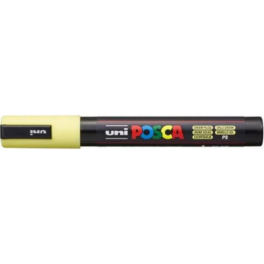 Uni-Ball Posca Ανεξίτηλος Μαρκαδόρος 1.8-2.5mm Κίτρινος (PC5M) Uni-Ball Posca Ανεξίτηλος Μαρκαδόρος 1.8-2.5mm Κίτρινος (PC5M)