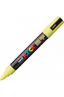 Uni-Ball Posca Ανεξίτηλος Μαρκαδόρος 1.8-2.5mm Κίτρινος (PC5M)