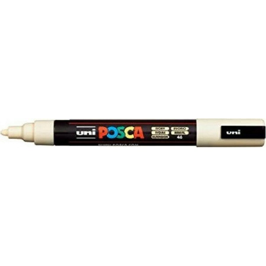 Uni-Ball Posca Ανεξίτηλος Μαρκαδόρος 1.8-2.5mm Ιβουάρ (PC5M) Uni-Ball Posca Ανεξίτηλος Μαρκαδόρος 1.8-2.5mm Ιβουάρ (PC5M)