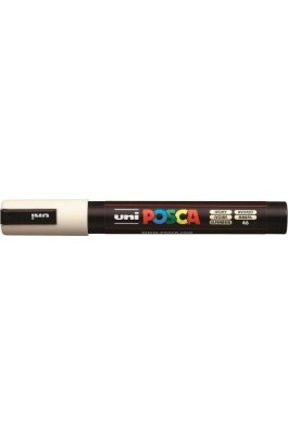 Uni-Ball Posca Ανεξίτηλος Μαρκαδόρος 1.8-2.5mm Ιβουάρ (PC5M)
