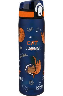 Ion8 Slim Πλαστικό Παγούρι 500ml Γάτα Αστρονάυτης Ion8 Slim Πλαστικό Παγούρι 500ml Γάτα Αστρονάυτης