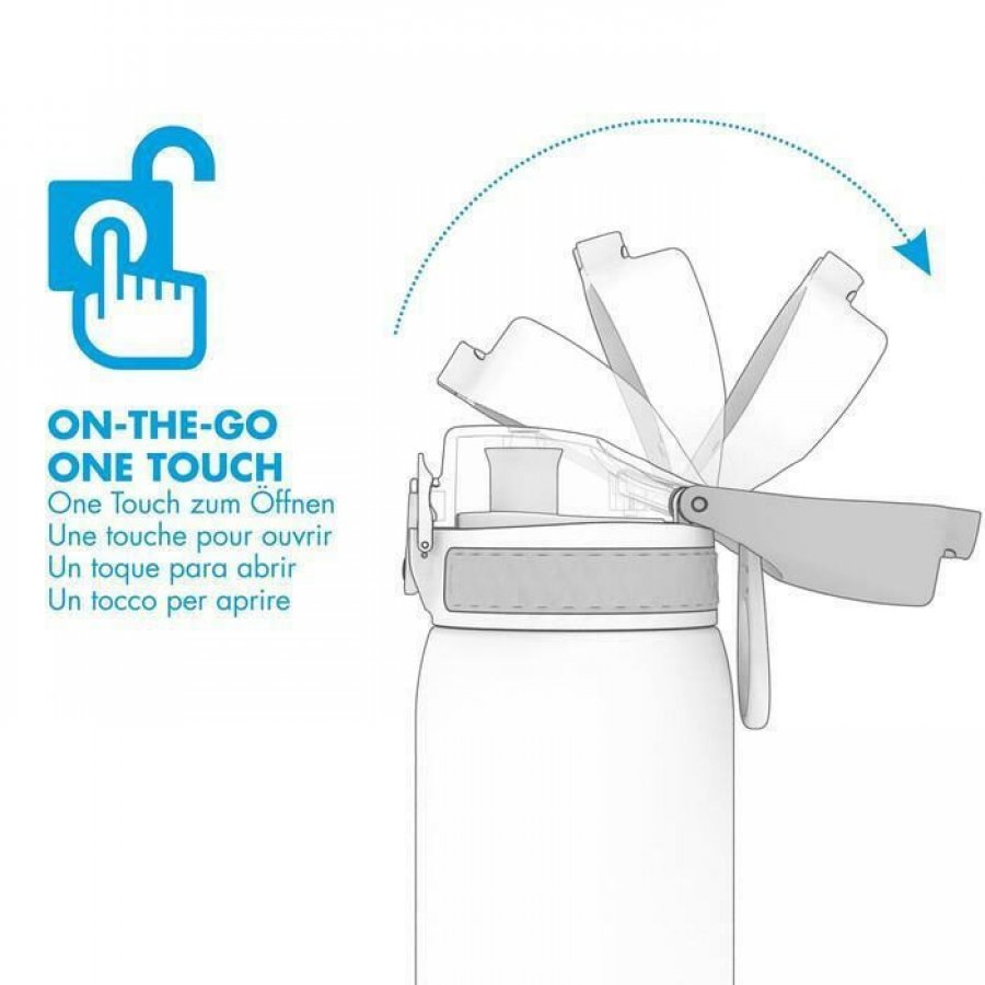 Ion8 Slim Πλαστικό Παγούρι 500ml Γάτα Αστρονάυτης Ion8 Slim Πλαστικό Παγούρι 500ml Γάτα Αστρονάυτης