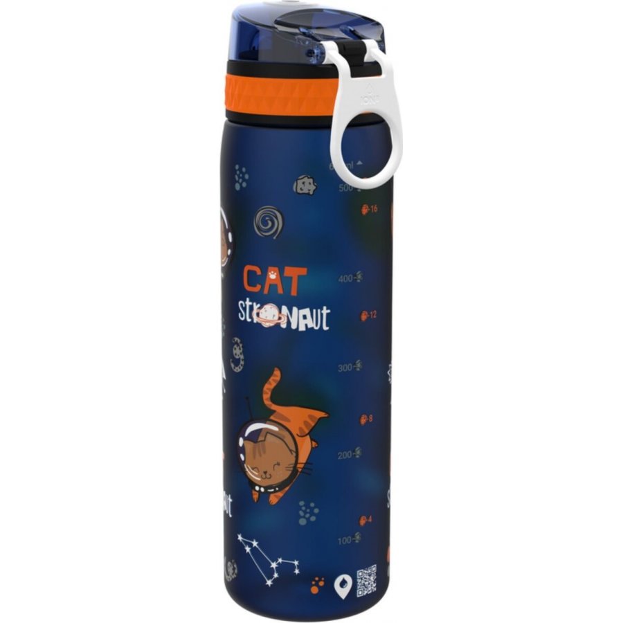 Ion8 Slim Πλαστικό Παγούρι 500ml Γάτα Αστρονάυτης Ion8 Slim Πλαστικό Παγούρι 500ml Γάτα Αστρονάυτης