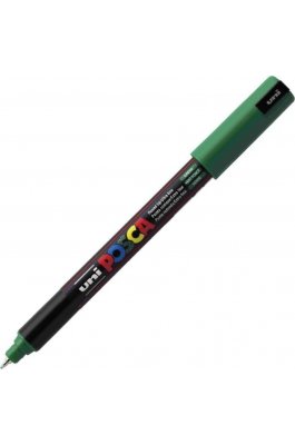 Uni-Ball Posca Μαρκαδόρος Σχεδίου 0.7mm Πράσινος (PC1MR)