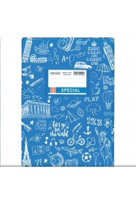 Typotrust Τετράδιο Special Doodles Ριγέ 50Φ. Γαλάζιο (04308) Typotrust Τετράδιο Special Doodles Ριγέ 50Φ. Γαλάζιο (04308)