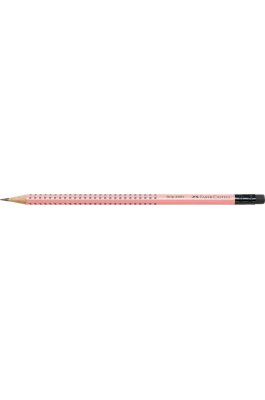 Faber-Castell Grip 2001 Μολύβι HB με Γόμα Σομόν Faber-Castell Grip 2001 Μολύβι HB με Γόμα Σομόν
