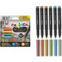 Carioca Metallic Maxi Tip Μαρκαδόροι Ζωγραφικής Χονδροί σε 6 Χρώματα Carioca Metallic Maxi Tip Μαρκαδόροι Ζωγραφικής Χονδροί σε 6 Χρώματα