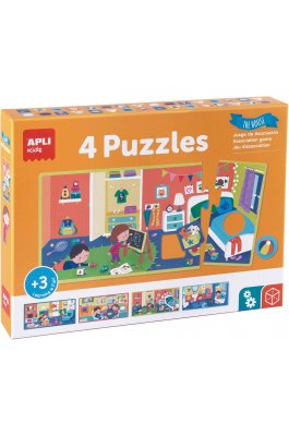 Apli Παιδικό Puzzle Μαθαίνω το σπίτι μου (17894)