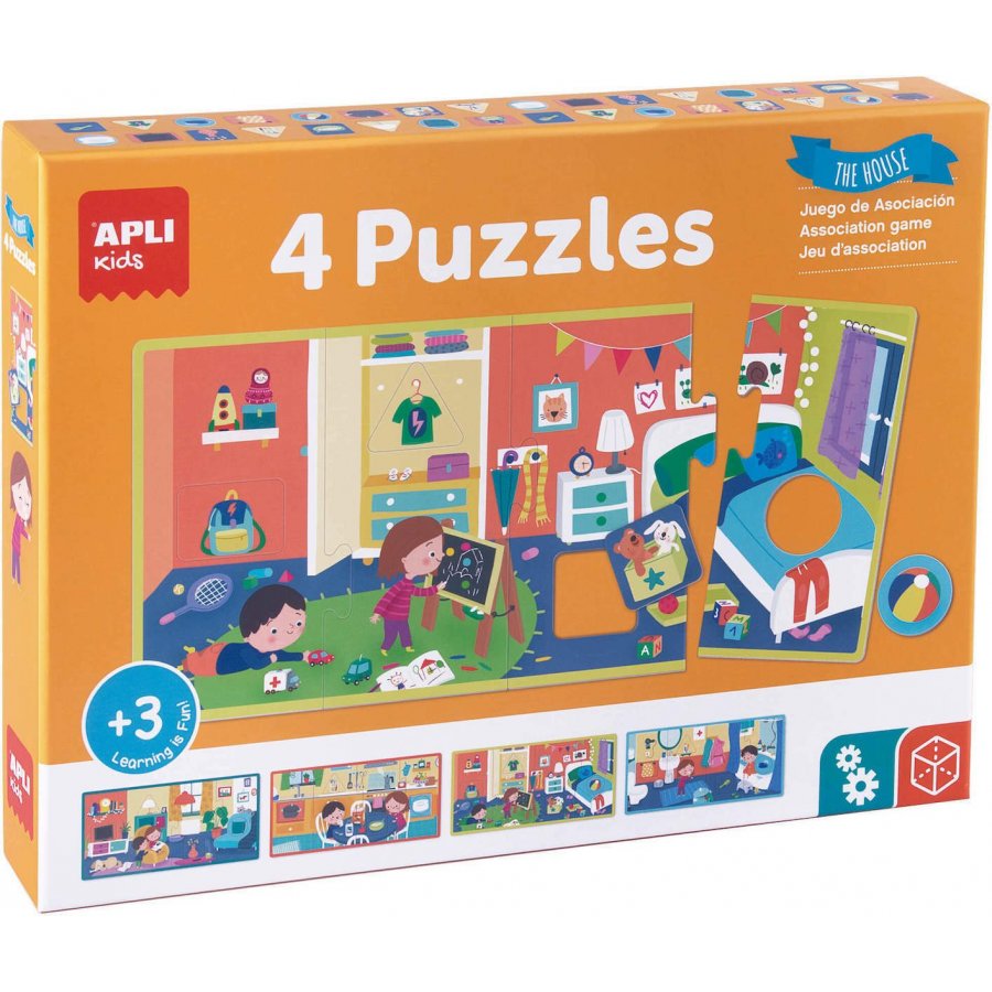 Apli Παιδικό Puzzle Μαθαίνω το σπίτι μου (17894) Apli Παιδικό Puzzle Μαθαίνω το σπίτι μου (17894)