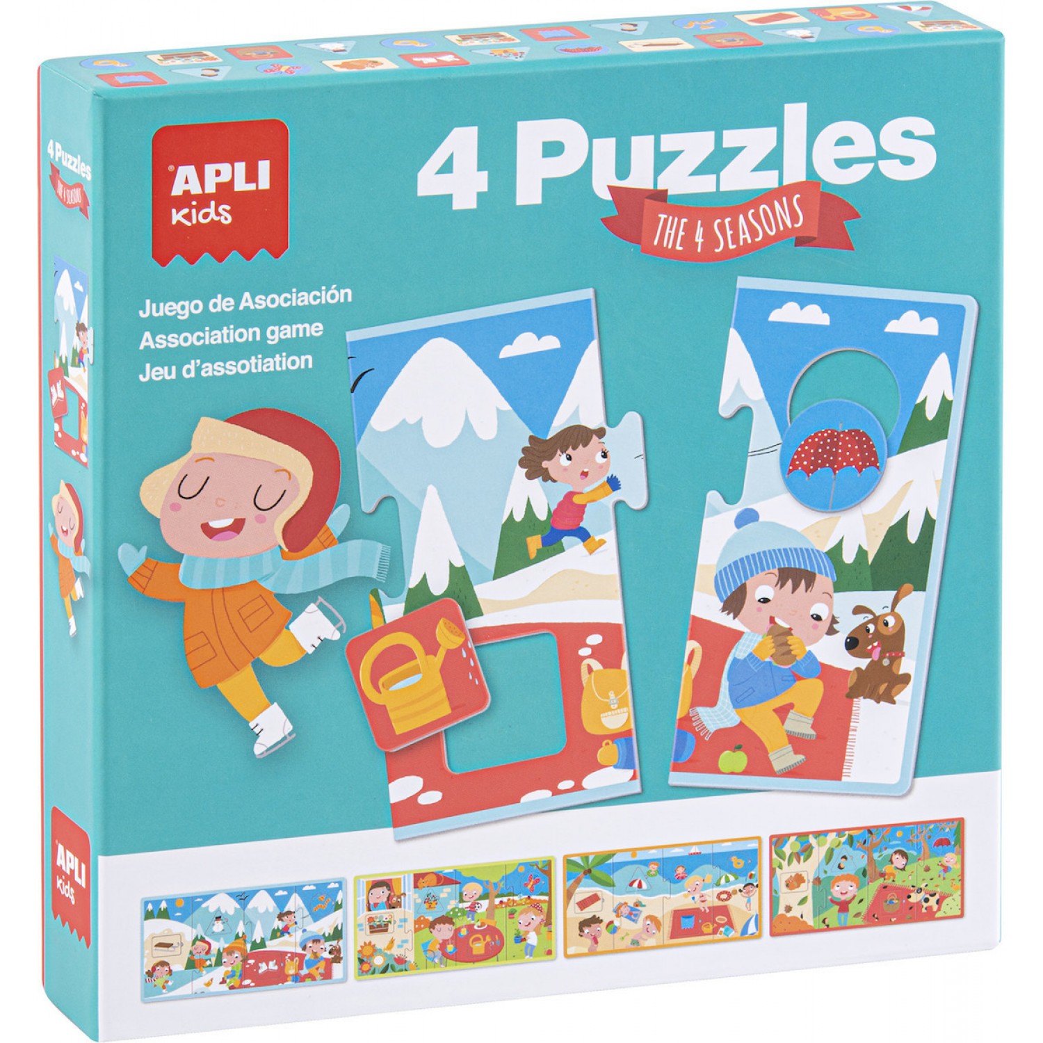 Apli Παιδικό Puzzle  Οι 4 εποχές (17895)