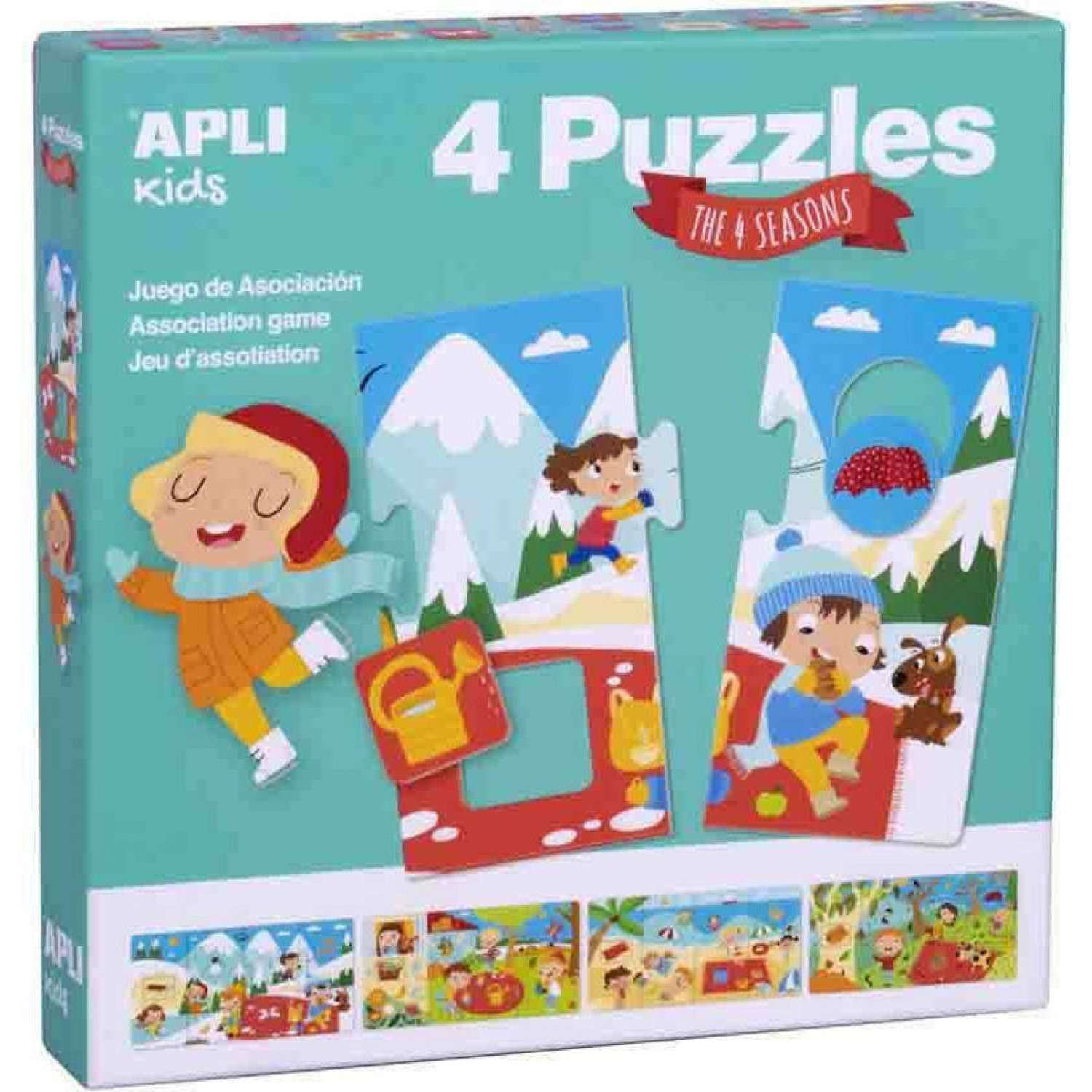 Apli Παιδικό Puzzle  Οι 4 εποχές (17895)