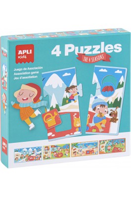 Apli Παιδικό Puzzle  Οι 4 εποχές (17895)