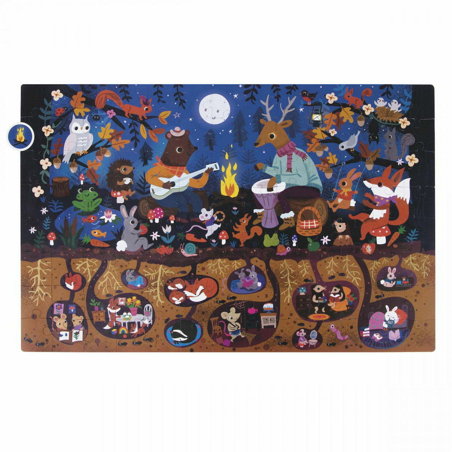 Apli Παιδικό Puzzle Τα Ζωάκια στη Φύση 140 Τεμάχια (18507)