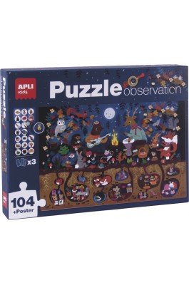 Apli Παιδικό Puzzle Τα Ζωάκια στη Φύση 140 Τεμάχια (18507)