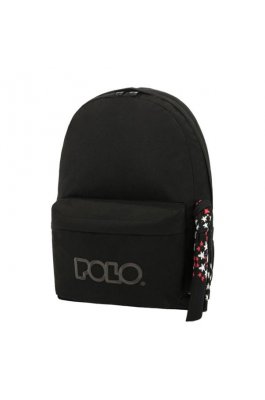 Polo Σακίδιο Original Scarf Σχολική Τσάντα Πλάτης 20lt. σε Μαύρο (9011352000)