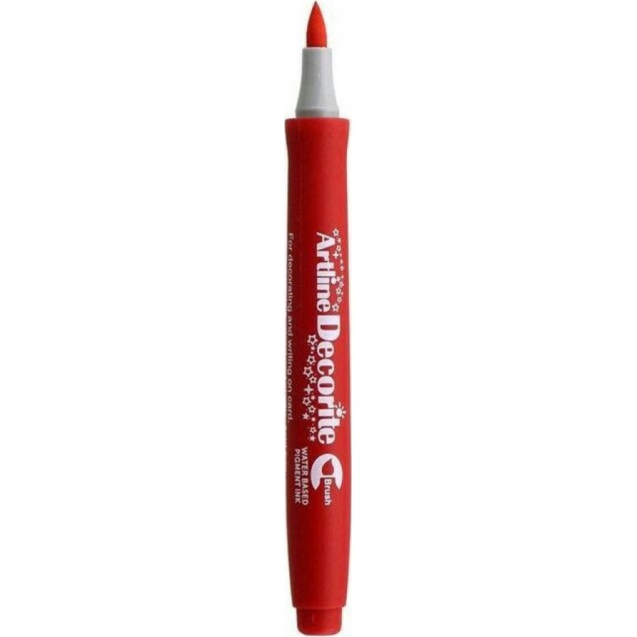 Artline Ακρυλικός Διακόσμησης με Πινέλο Κόκκινο Artline Ακρυλικός Διακόσμησης με Πινέλο Κόκκινο