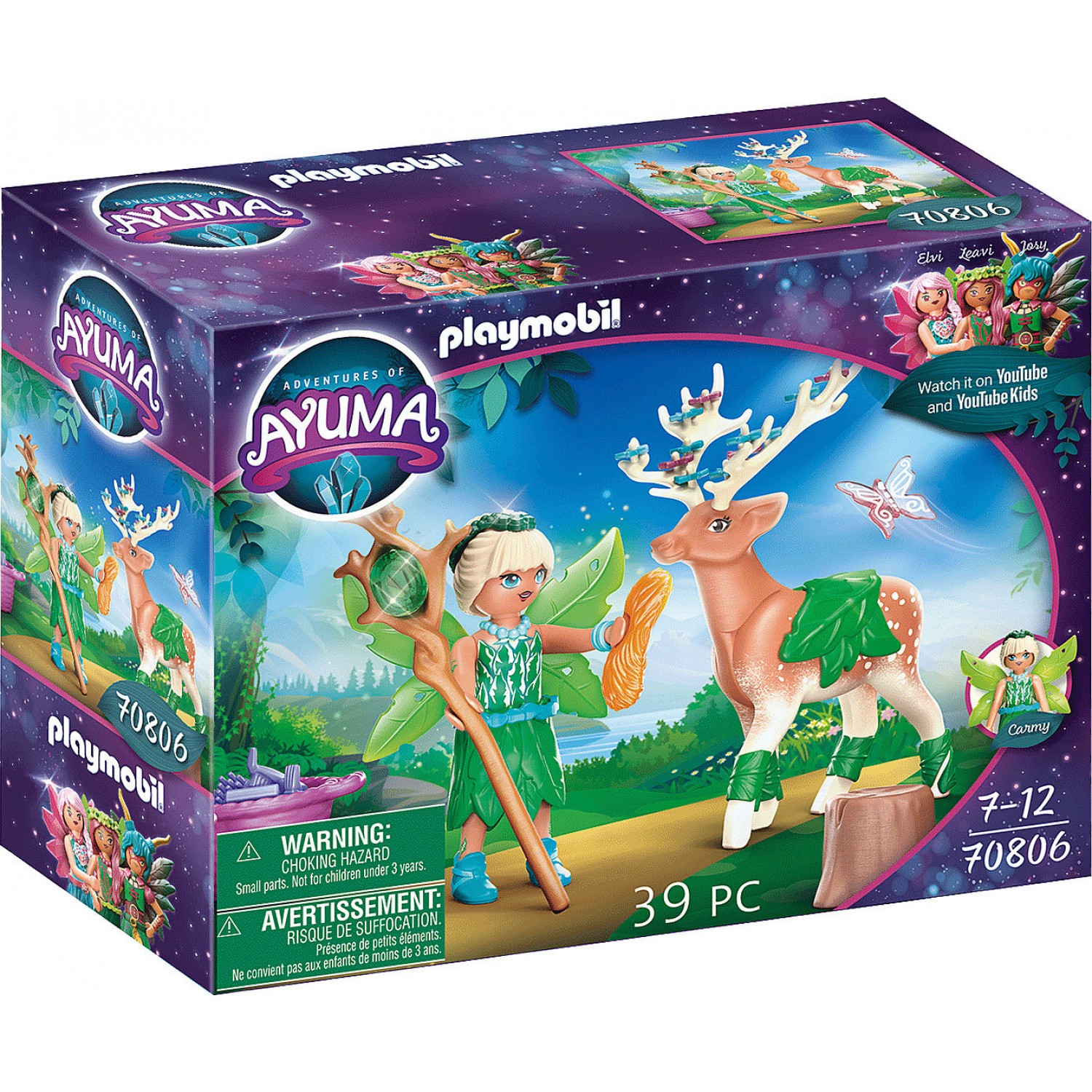 Playmobil Ayuma Forest Fairy με μαγικό ζωάκι (70806)