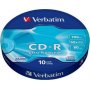 Verbatim Εγγράψιμα CD-R 52x 700MB Cake Box 10τμχ Verbatim Εγγράψιμα CD-R 52x 700MB Cake Box 10τμχ