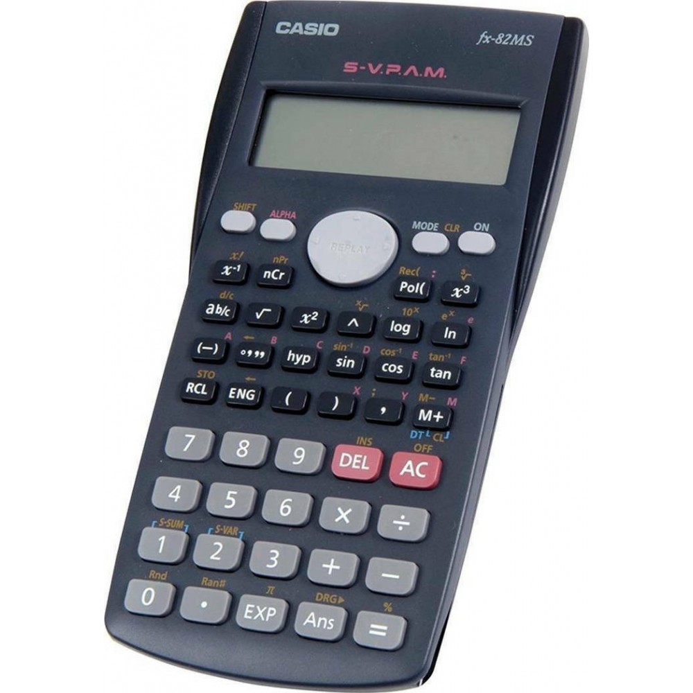 Casio Αριθμομηχανή Επιστημονική FX-82MS 12 Ψηφίων σε Μαύρο (6FX82MS) Casio Αριθμομηχανή Επιστημονική FX-82MS 12 Ψηφίων σε Μαύρο (6FX82MS)