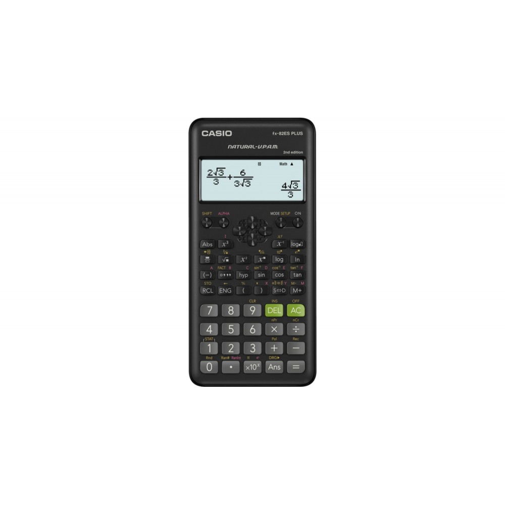 Casio Αριθμομηχανή Επιστημονική FX-350ES Plus 2 15 Ψηφίων σε Μαύρο Χρώμα (6608728) Casio Αριθμομηχανή Επιστημονική FX-350ES Plus 2 15 Ψηφίων σε Μαύρο Χρώμα (6608728)