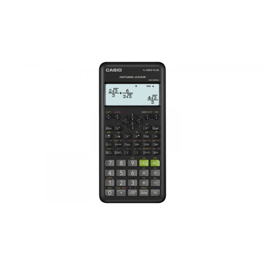 Casio Αριθμομηχανή Επιστημονική FX-350ES Plus 2 15 Ψηφίων σε Μαύρο Χρώμα (6608728) Casio Αριθμομηχανή Επιστημονική FX-350ES Plus 2 15 Ψηφίων σε Μαύρο Χρώμα (6608728)