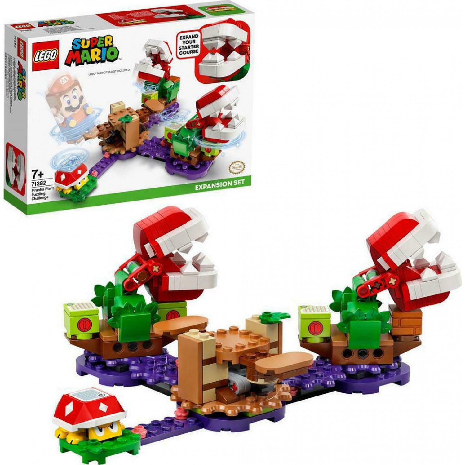 Lego Super Mario: Piranha Plant Puzzling Challenge Expansion Set (71382)